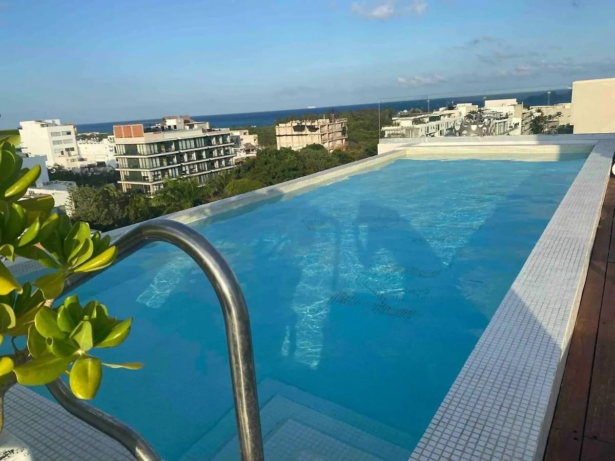 プレヤデルカーメンEstudio | Centrico | Piscina C/Vista Al Mar | Gymアパートメント メキシコ